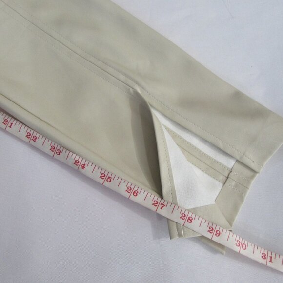 Jason Wu Beige Faux Leather Pants Ankle Slits
New - Picture 12 of 13